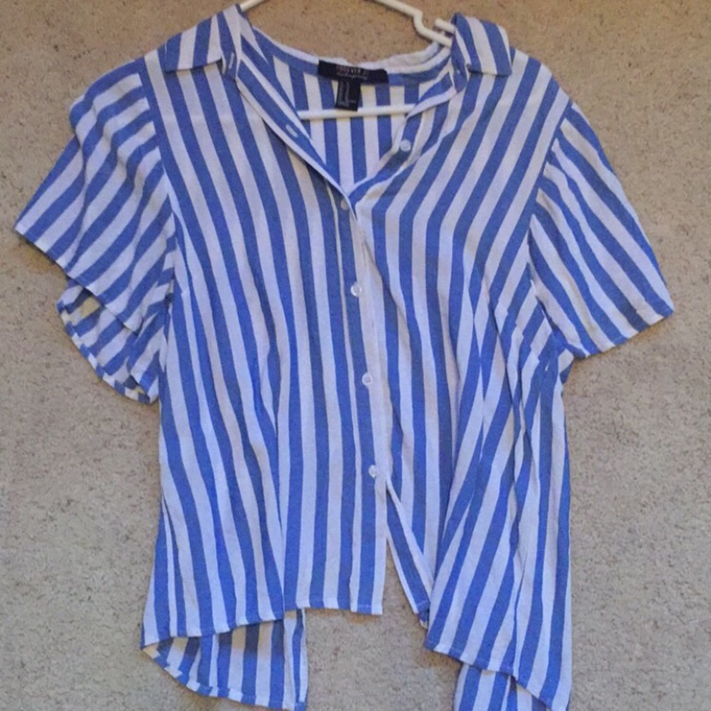 Open back shirt